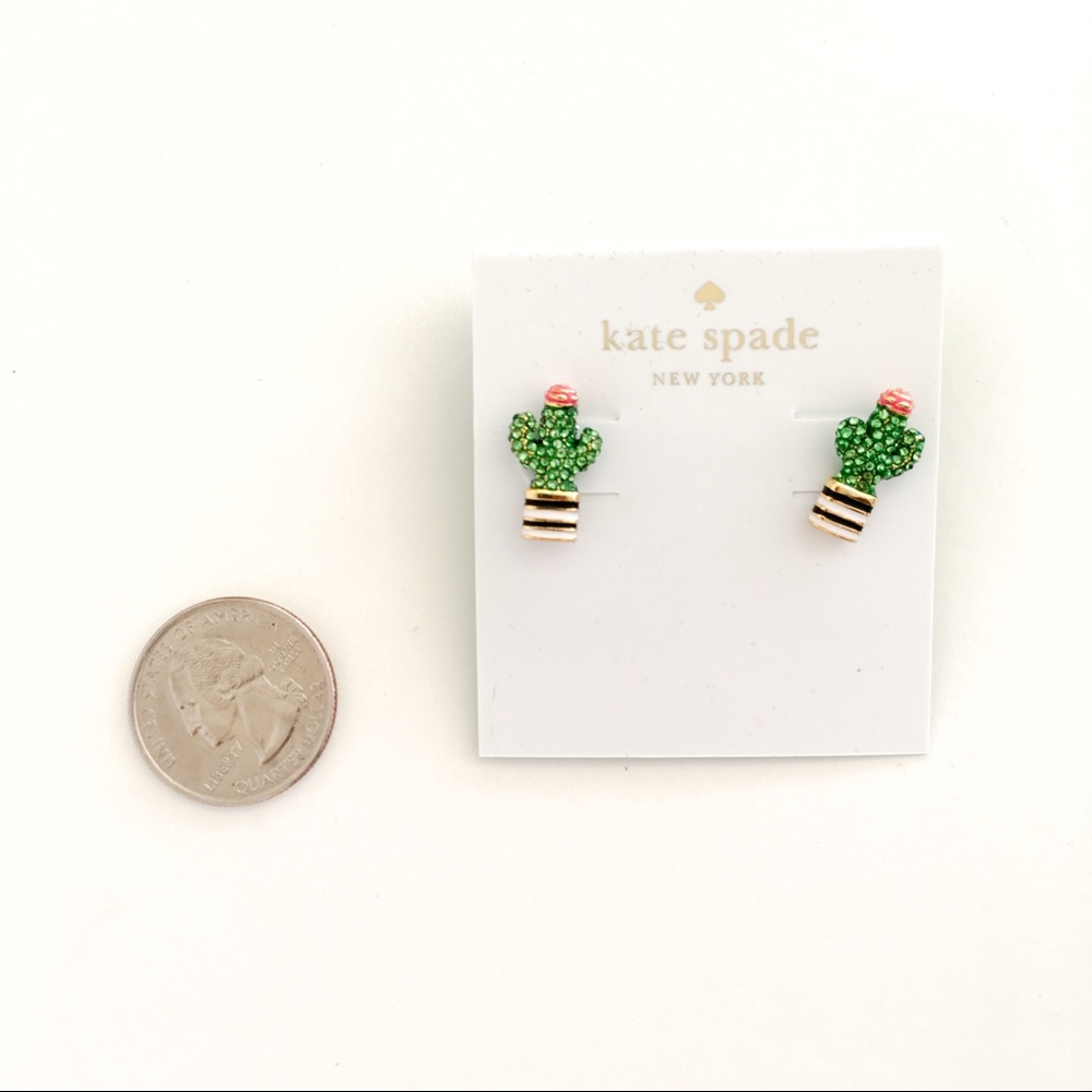Kate spade cactus earrings - Picture 2 of 3